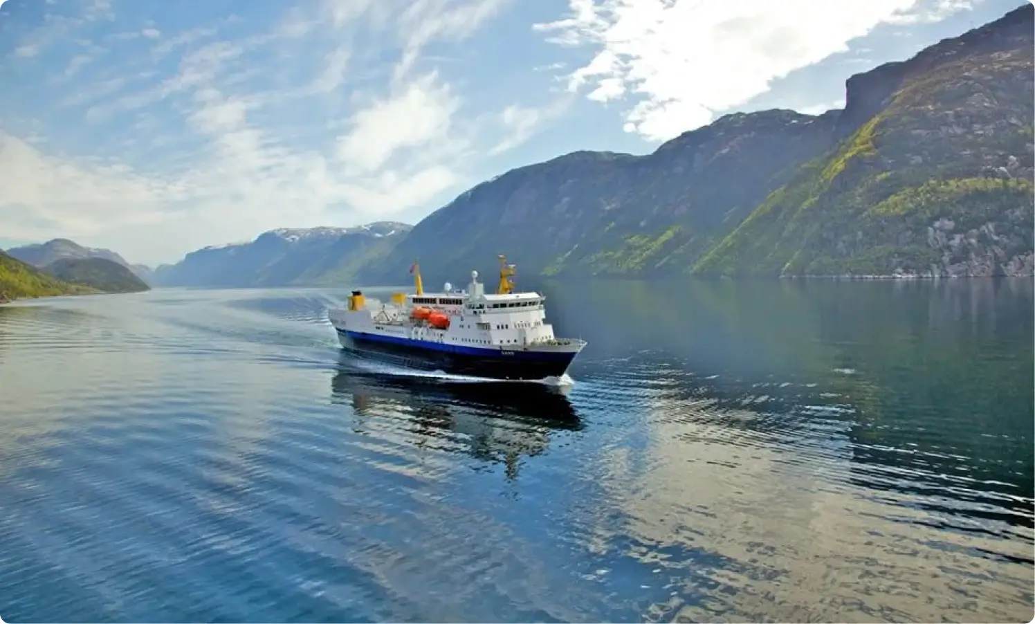 Skoleskipet Gann på cruise