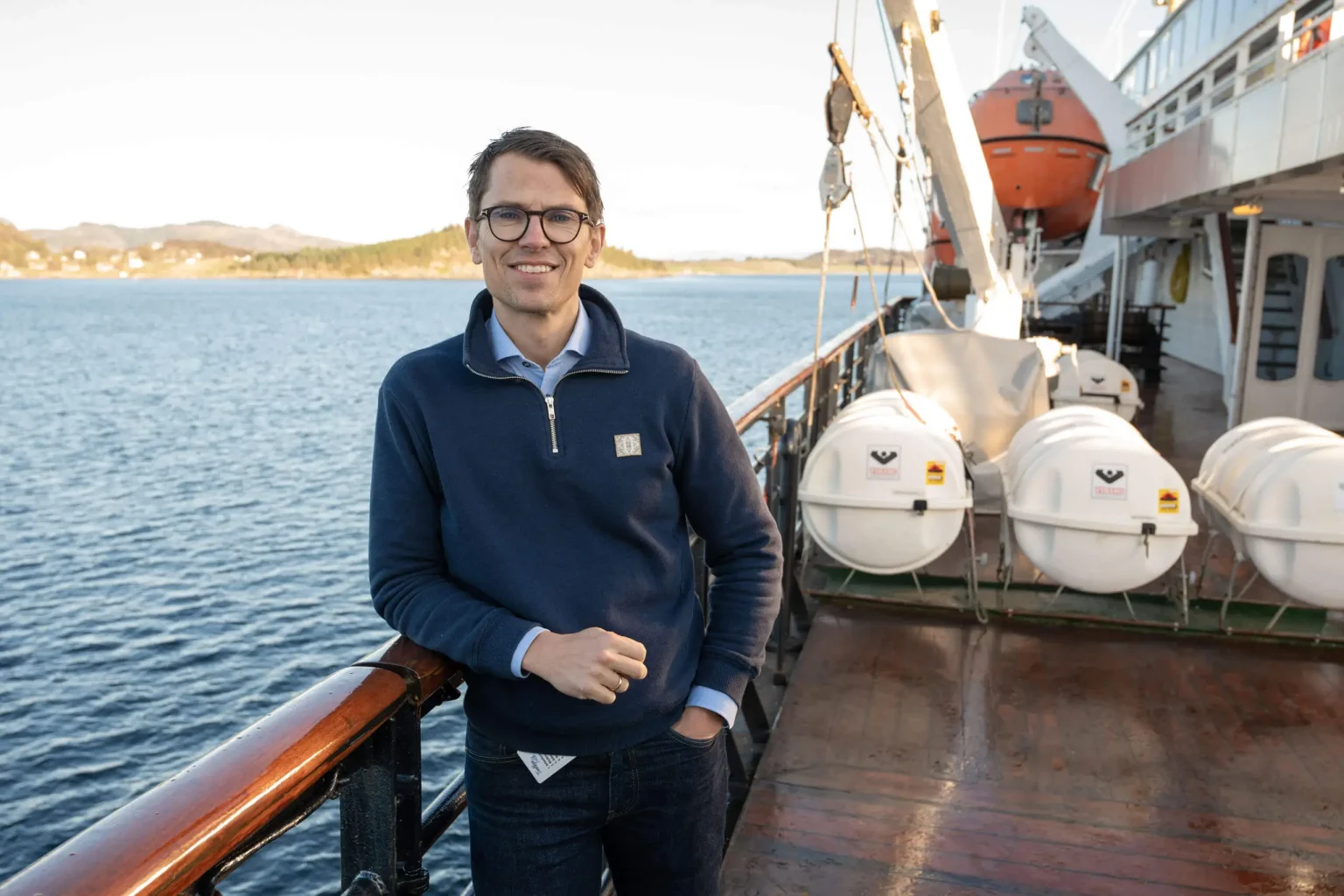 Stig Sunde, daglig leder ved Skoleskipet Gann.